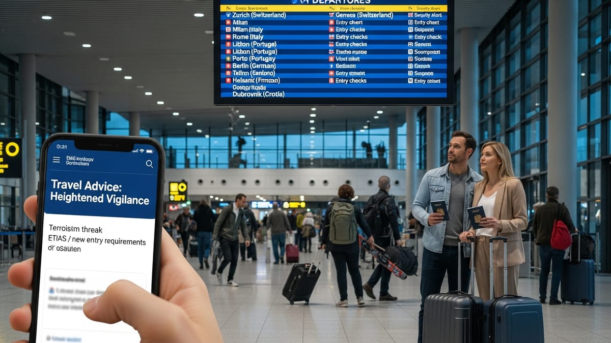 UK Tightens Europe Travel Advice as Switzerland Joins List of Heightened Vigilance Destinations