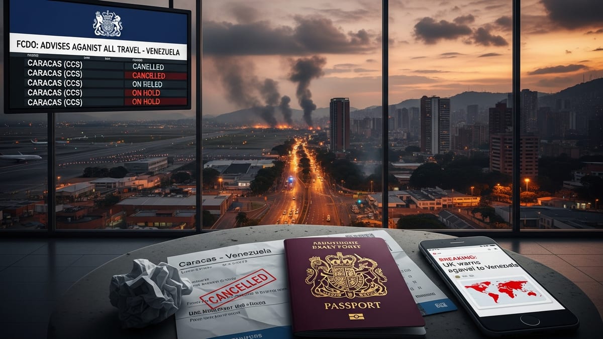 UK Issues ‘Do Not Travel’ Warning for Venezuela Amid Turmoil and US Strikes