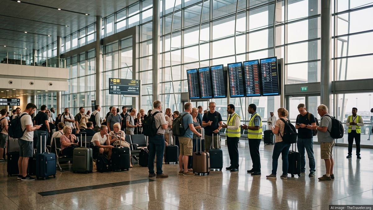 British Travellers in Oman Told to Await Call for UK Rescue Flights