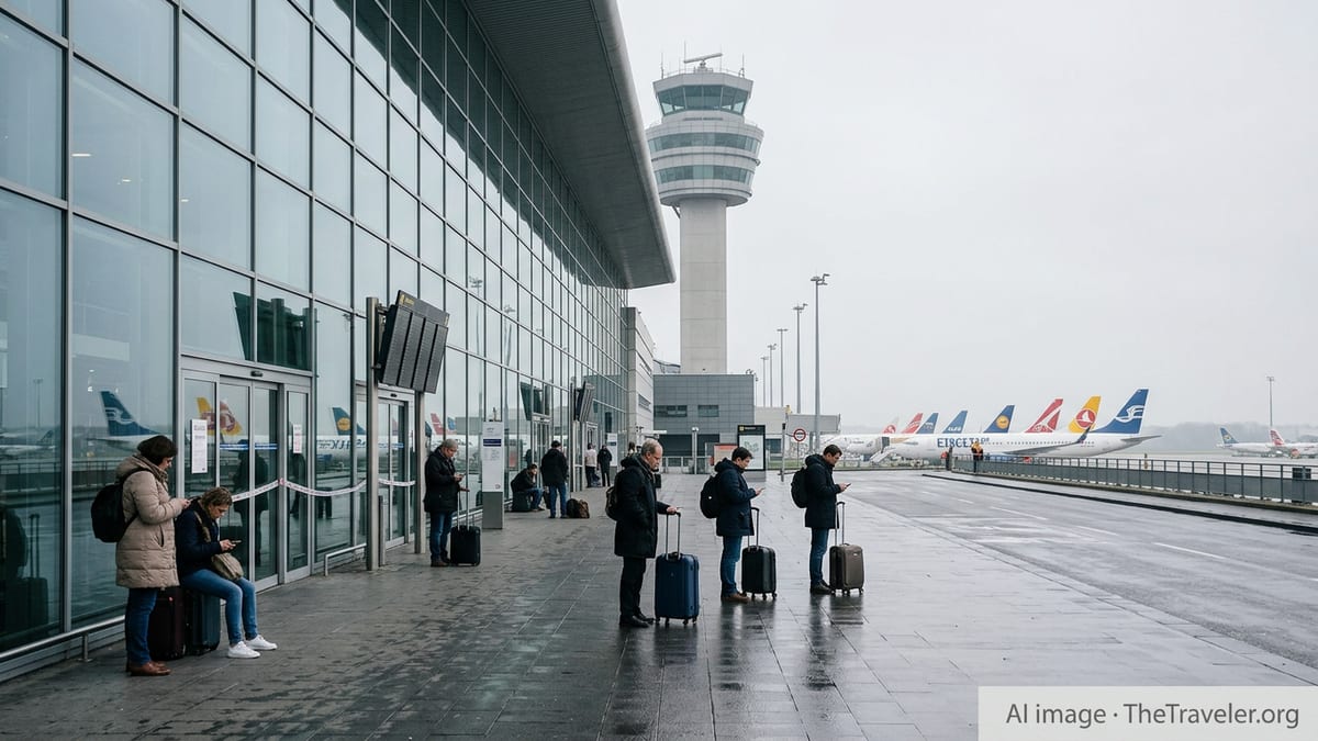 Brussels Airport Halts All Departures in March 12 Strike