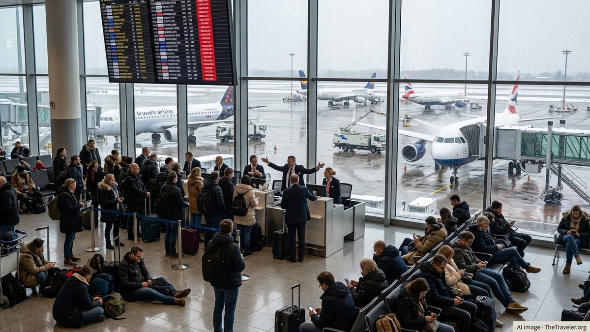 Weather Chaos Hits Brussels, Munich and London Flights