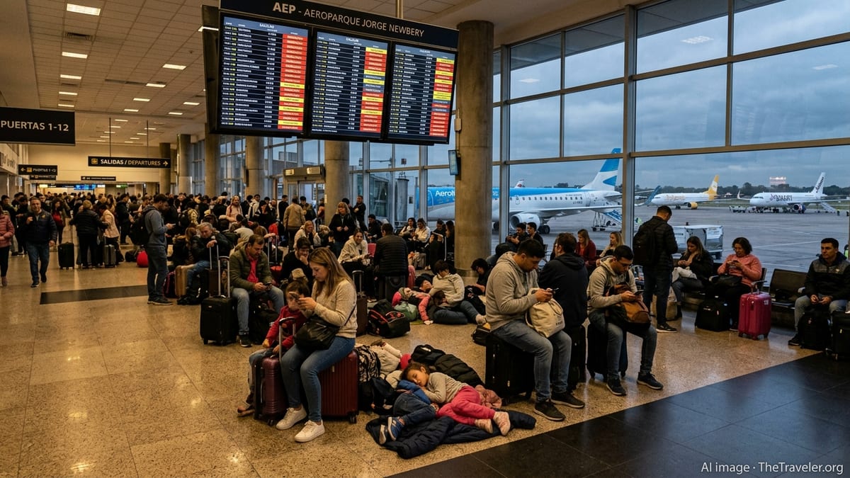 Flight Chaos Strands Hundreds at Buenos Aires Airports