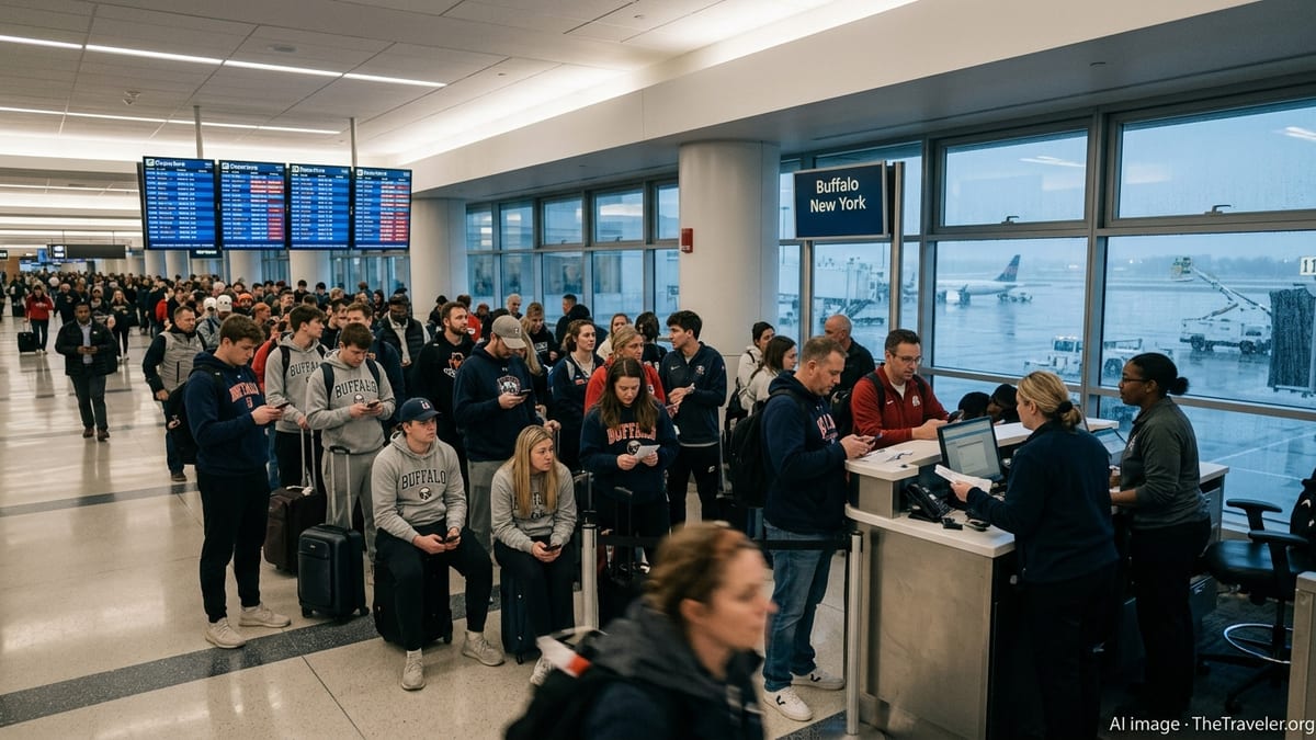 Storms Snarl Flights for March Madness Fans Bound for Buffalo