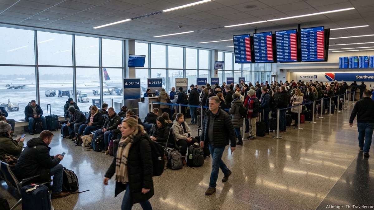 Storm Disrupts Flights at Buffalo Niagara International Airport