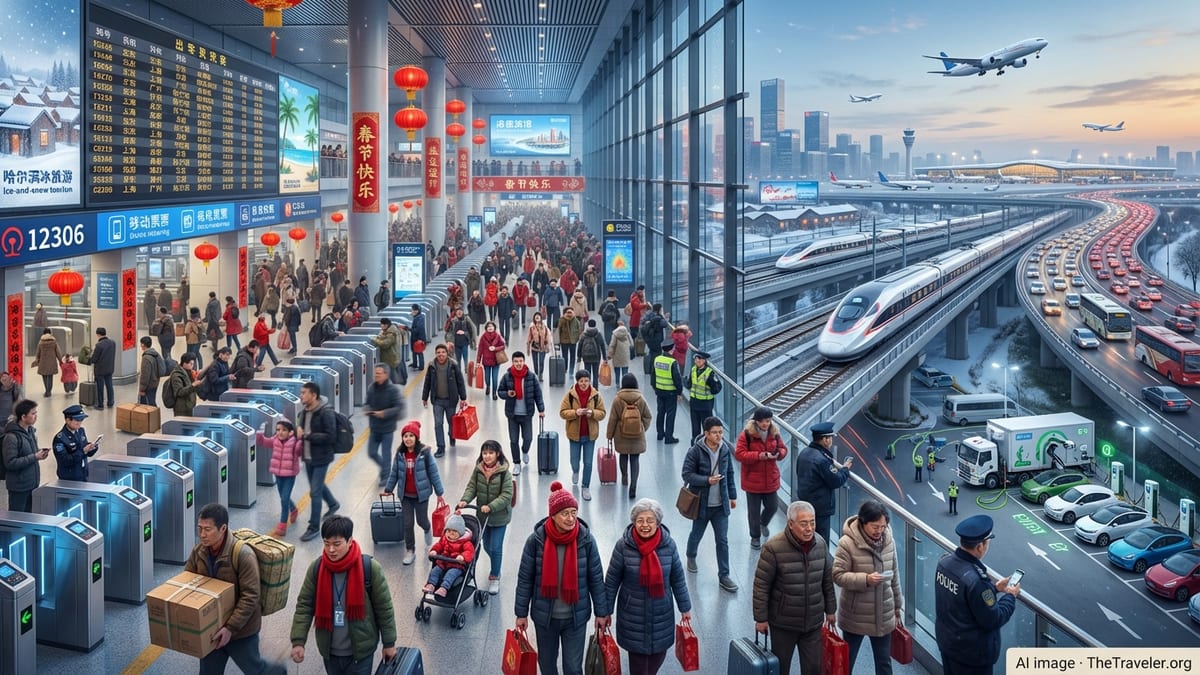 China Braces for Record-Breaking 9 Billion Trips in Lunar New Year Rush