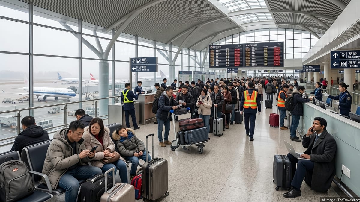 Mass Disruptions Hit Qingdao Airport, Stranding Travelers Across China and Asia