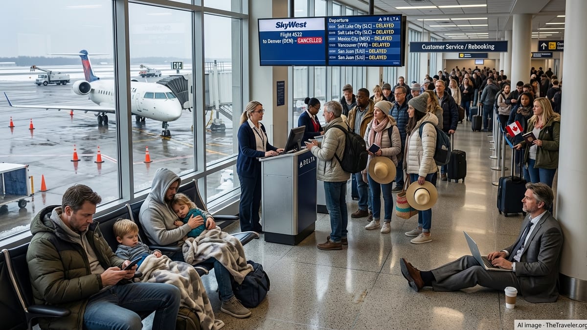 SkyWest Cancellations Snarl North American Links to Mexico, Canada, Puerto Rico