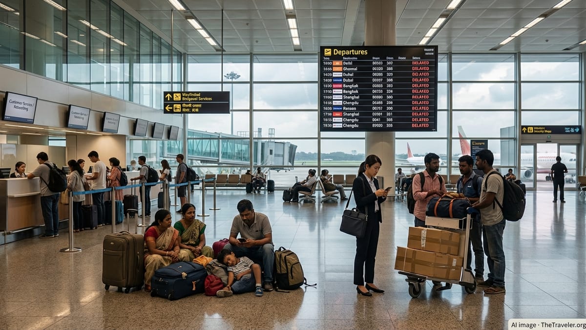 Asia Flight Chaos: Air India, IndiGo Delays Snarl Delhi, Dubai, China Travel