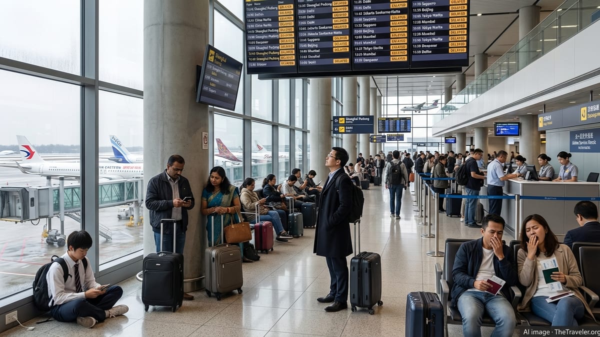 Over 2,000 Flight Delays Snarl Travel Across China, India, Indonesia and Japan
