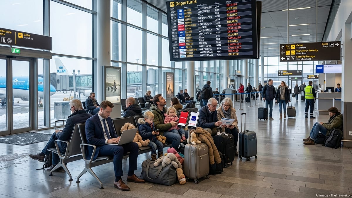 SAS, Iberia and KLM Disruptions Deepen Europe’s Volatile Winter Flight Season