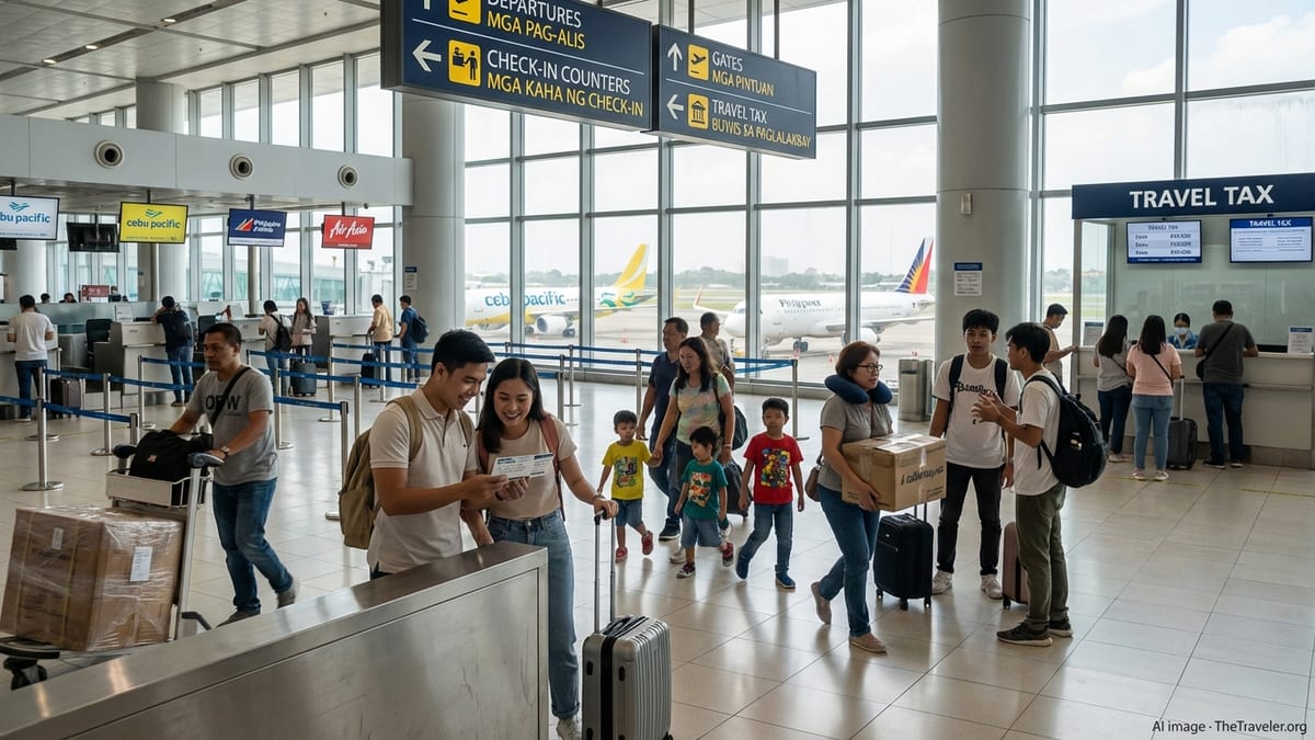 Philippines Weighs Scrapping Travel Tax to Cut Airfares, Boost Tourism Revenues