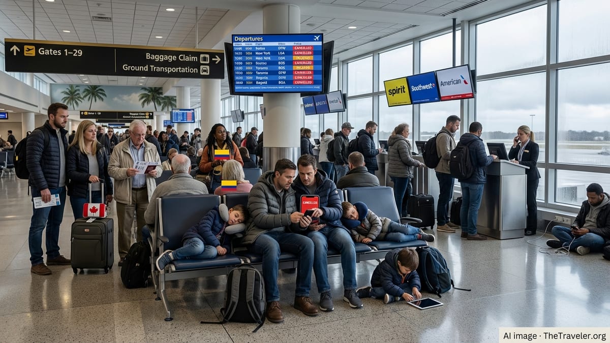 Winter Chaos Triggers New Orlando Flight Cancellations for Spirit, Southwest, Delta, American