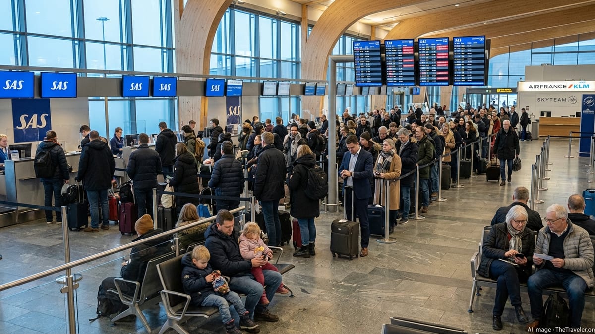 SAS Cancels 71 Flights, Stranding Thousands Across Key European Hubs