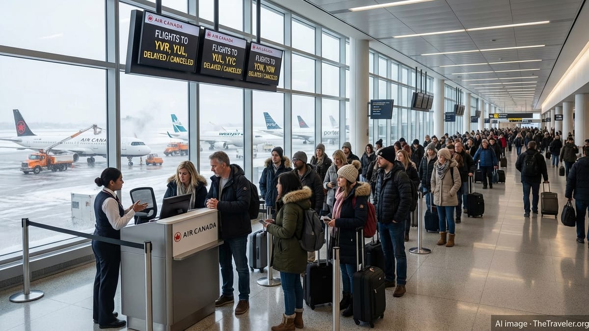 Fresh Winter Disruptions Snarl Flights Across Major Canadian Hubs