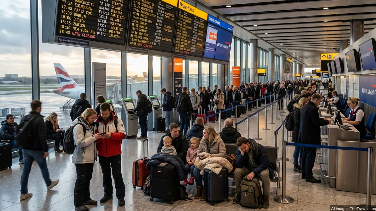 New Wave of UK Flight Chaos Strands Thousands at Major Airports