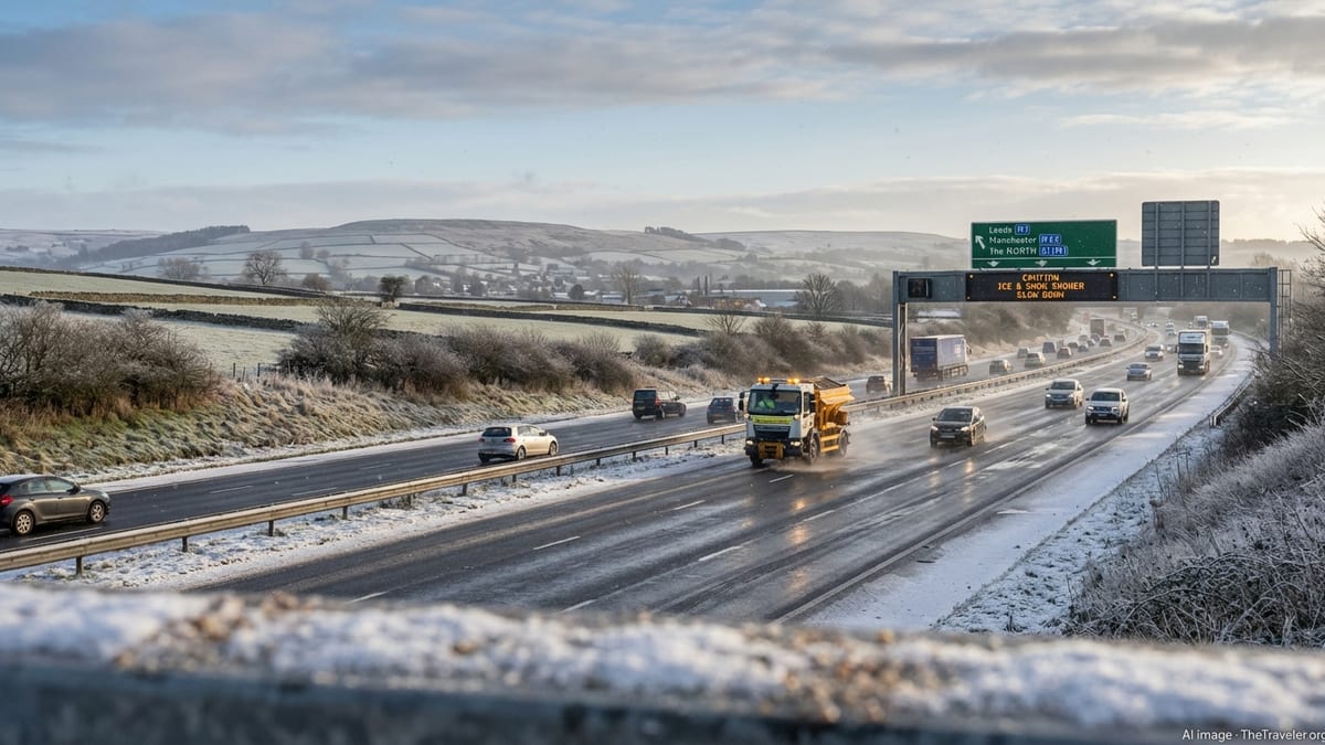 Arctic Blast Brings Snow, Ice and Travel Chaos Warnings Across the UK