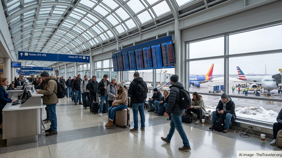 Winter Chaos and Staffing Woes Trigger Another Day of Nationwide U.S. Flight Disruptions