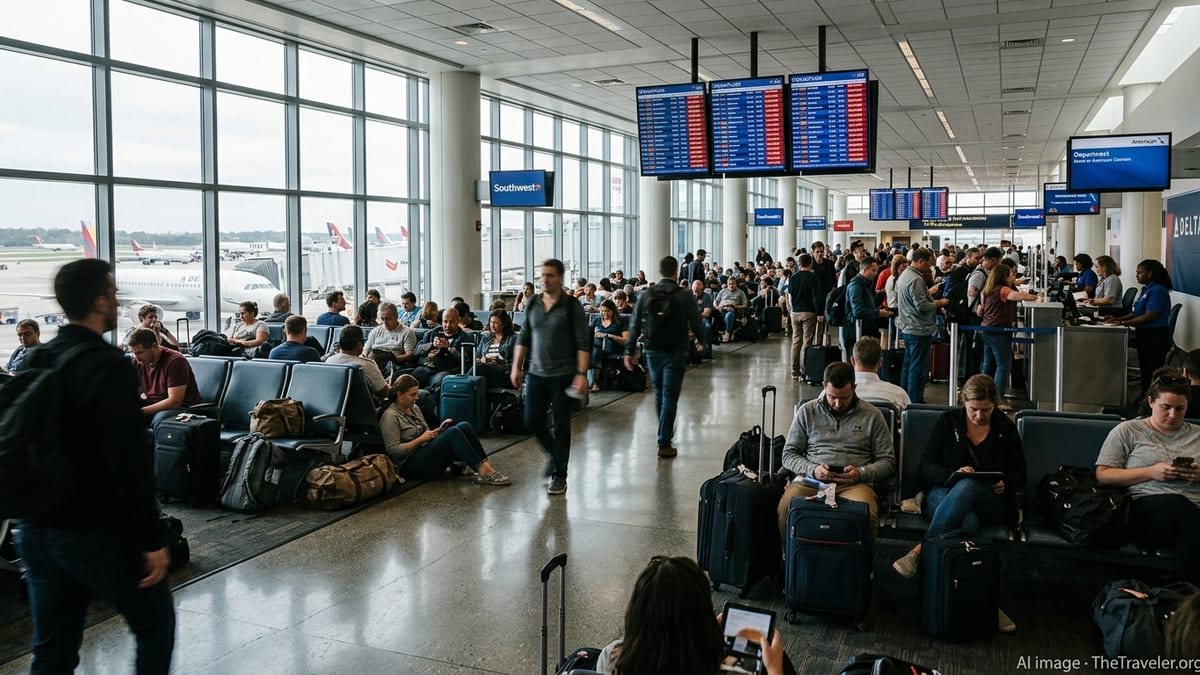 Flight Chaos Strands Travelers at Baltimore/Washington Airport