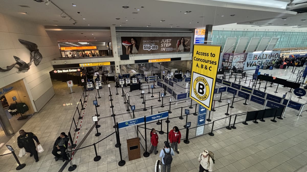 BWI security lines ease Sunday after days of chaos