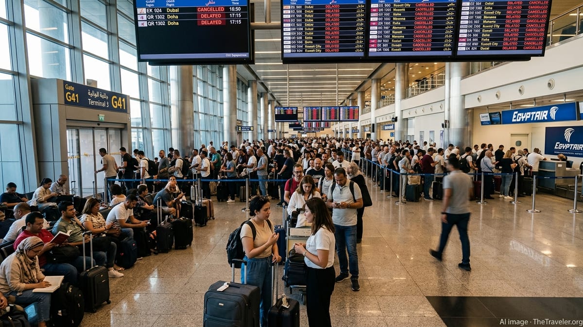 Cairo Flight Chaos as Gulf Routes Hit by Mass Disruptions