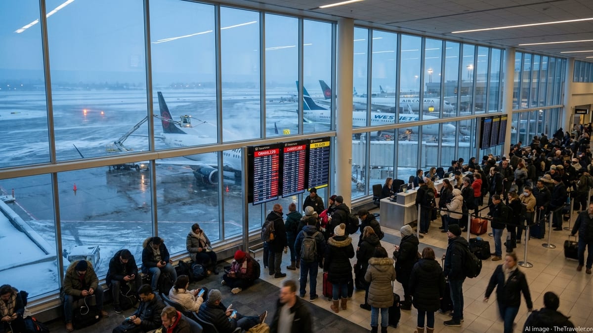 Mass Cancellations and Delays Snarl Flights Across Canada