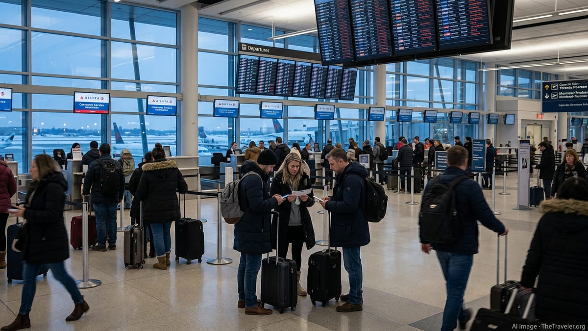 Flight Chaos Across Canada as Airlines Cancel and Delay Hundreds