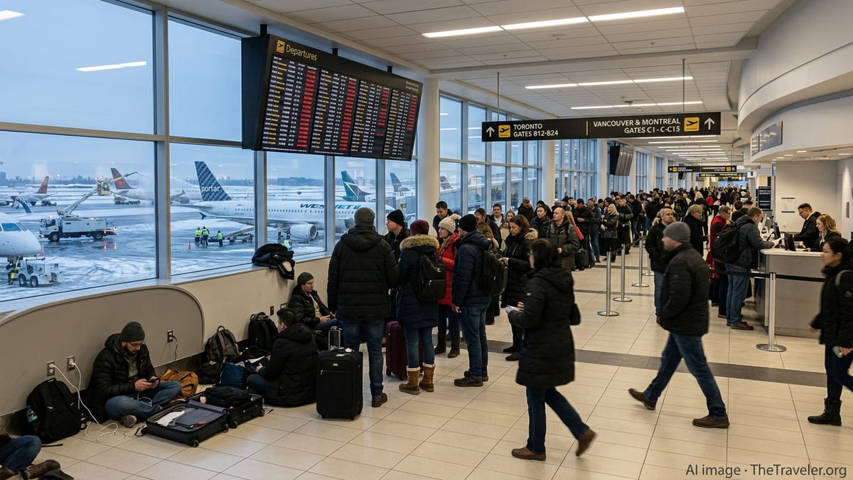 Canada Flight Chaos: 100+ Cancellations, 700+ Delays