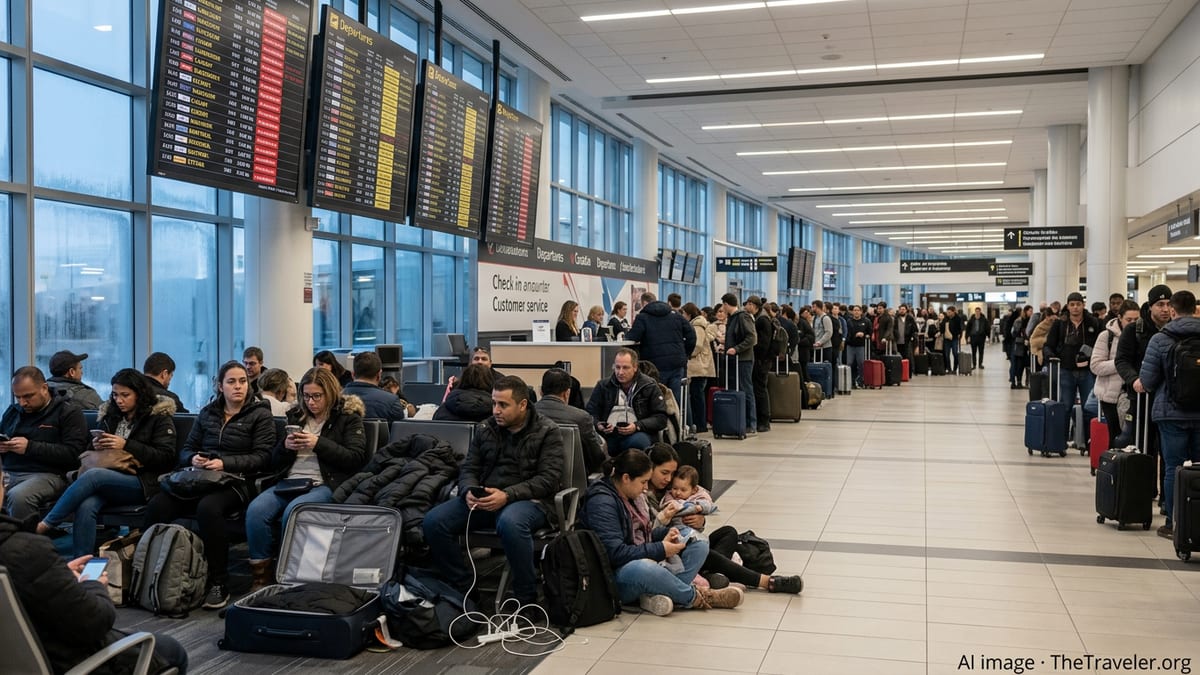Canada Flight Chaos: Hundreds Stranded as Disruptions Mount