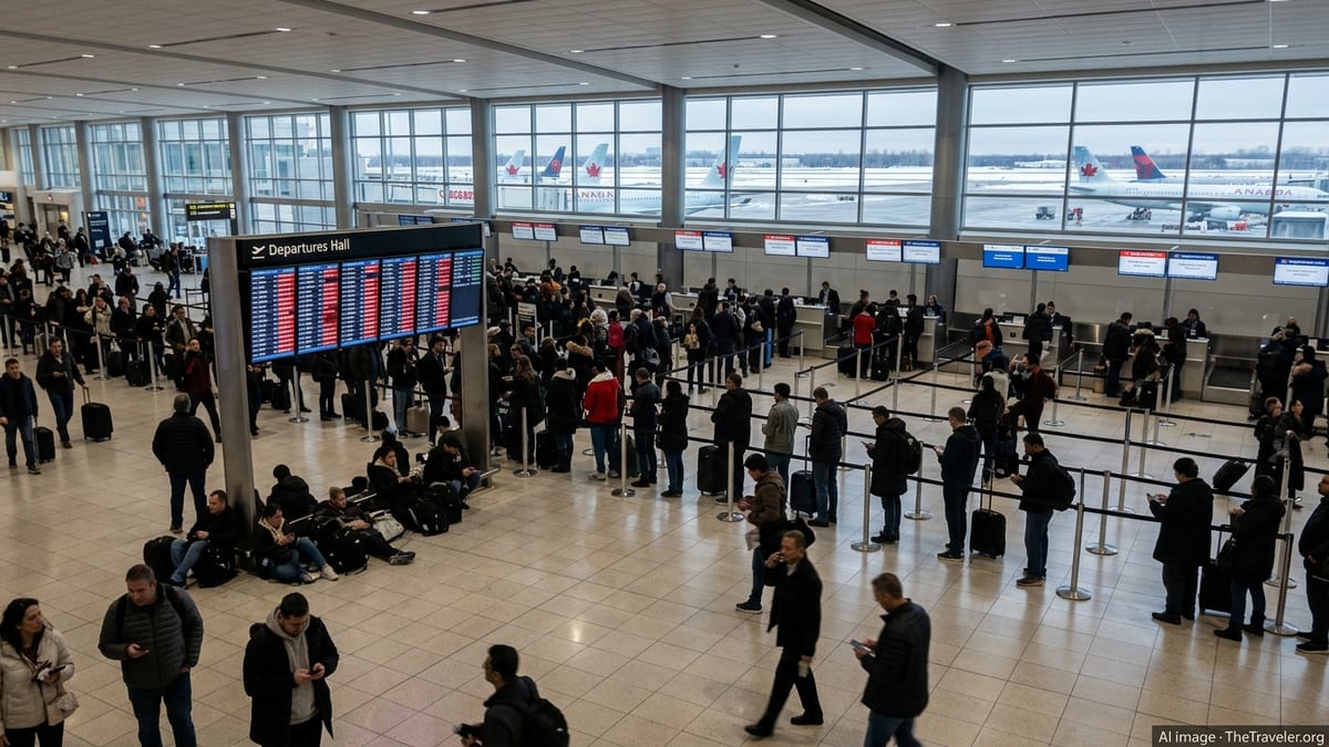 Canada Travel Disruptions Mount as Dozens of Flights Scrapped