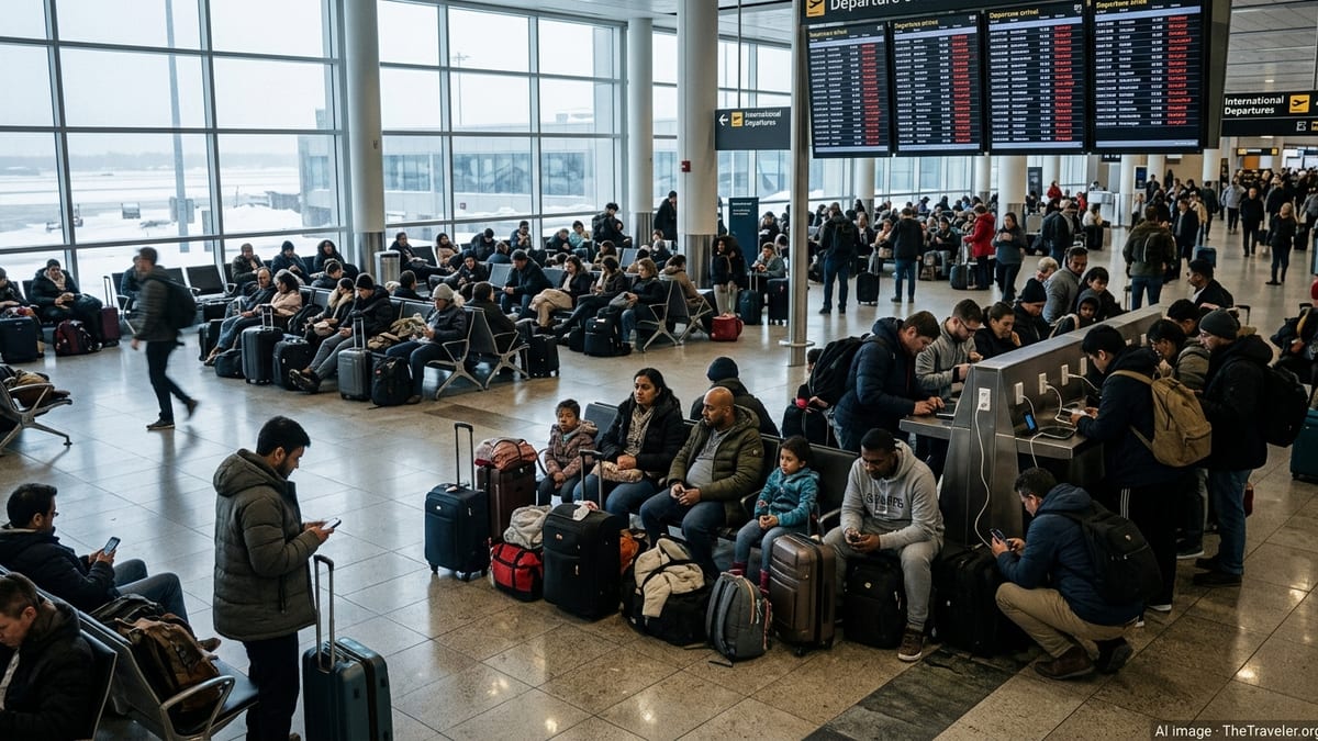 Mass Flight Disruptions Strand Travelers Across Major Canadian Hubs