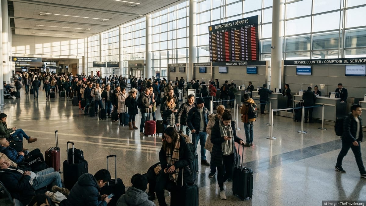 Major Flight Chaos Hits Canadian Hubs With 63 Cancellations