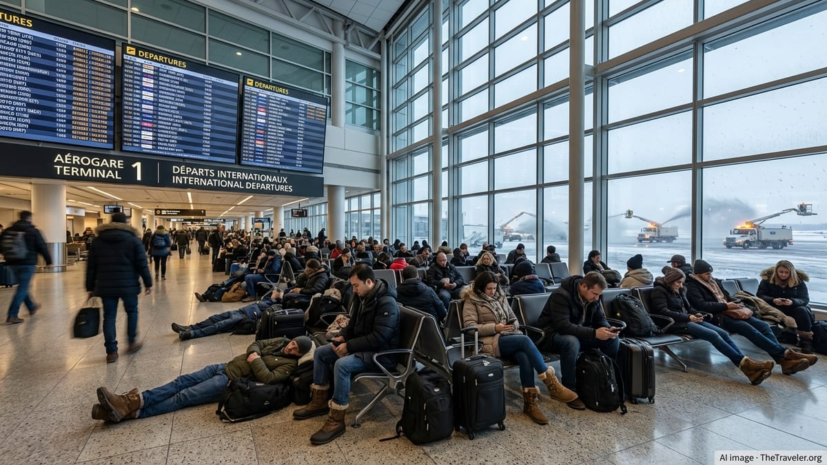 Canada Travel Turmoil: Snowstorms, Strikes And Border Gridlock