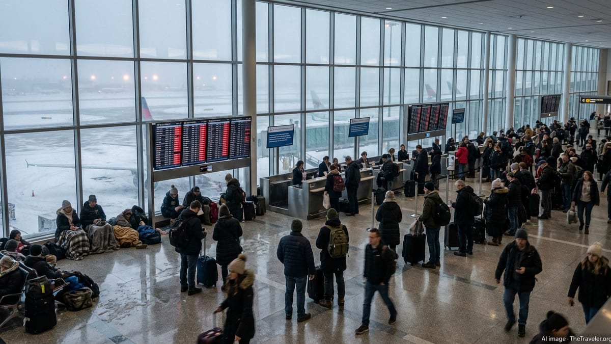 Snowstorm Chaos: Hundreds Stranded as Canada Flights Snarled