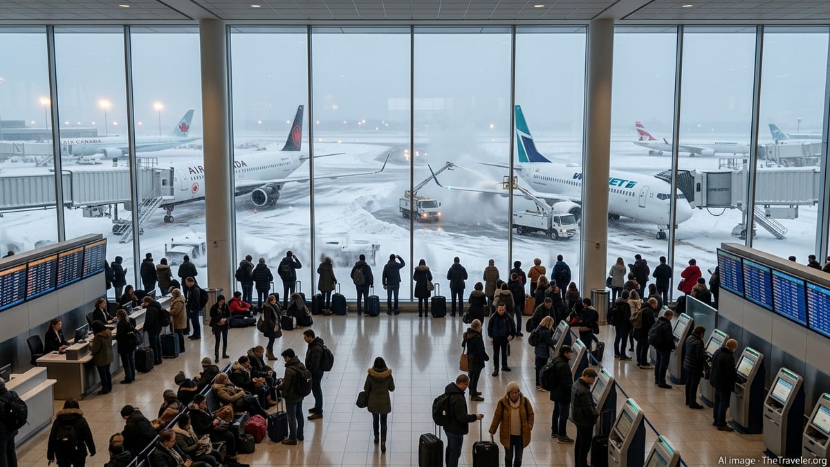 Snow and Arctic Storms Paralyze Flights Across Canada