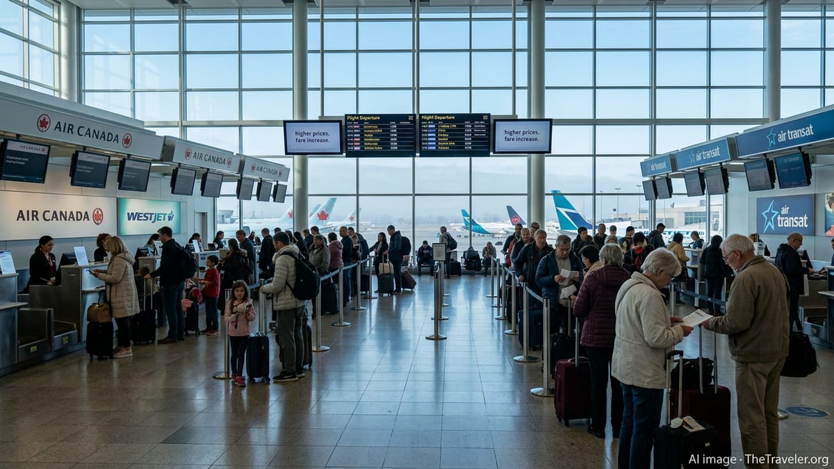 Canadian Airlines Warn of 20% Fare Hike Amid Fuel Shock