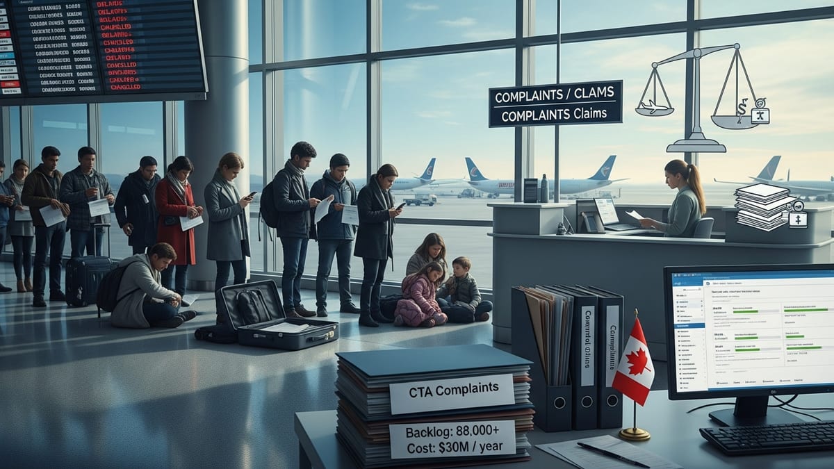 Airline Complaint Fees Stalled as Ottawa Leaves Taxpayers Funding Canada’s Passenger Rights System