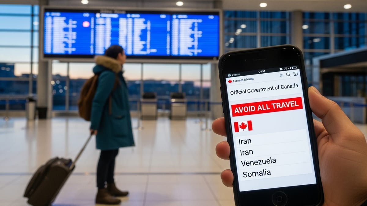 Canada Tightens Global Travel Warnings, Adding Iran, Venezuela and Somalia to ‘No-Go’ List