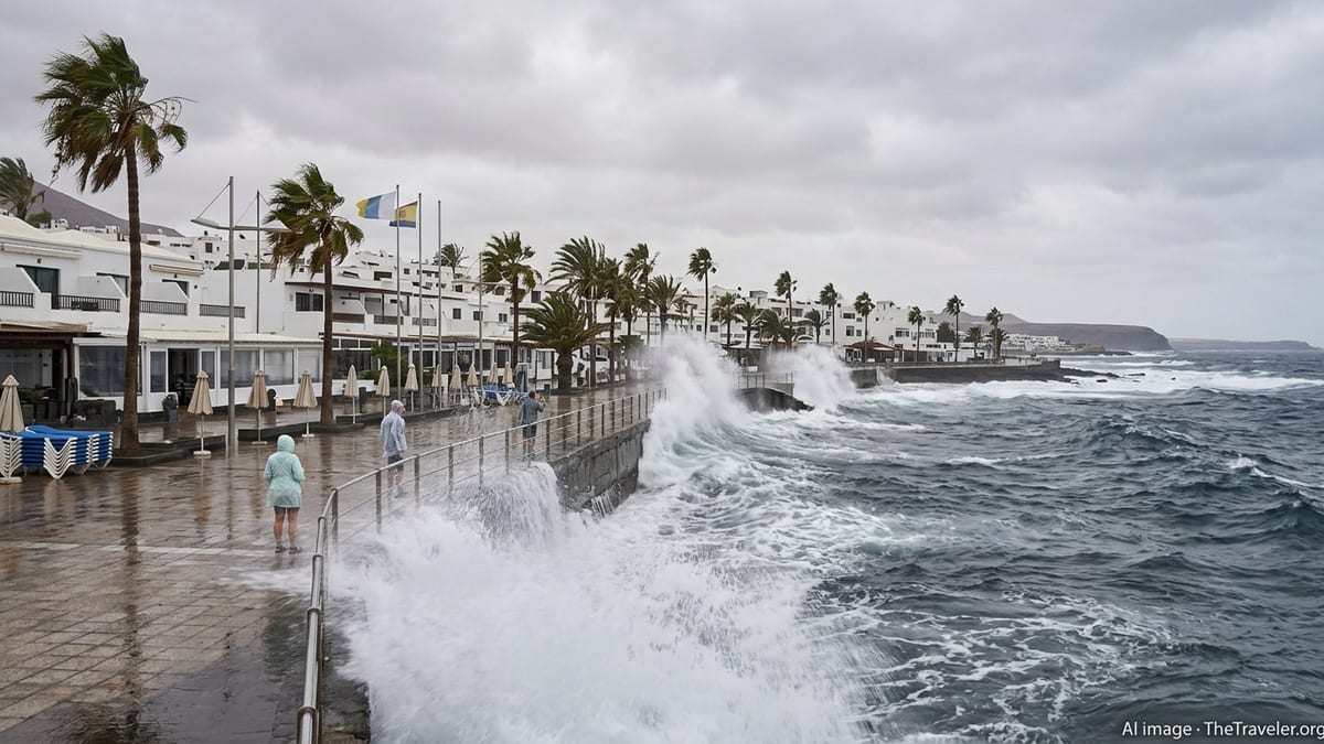 Massive Atlantic Swell Batters Canary Islands, Disrupting Holidays