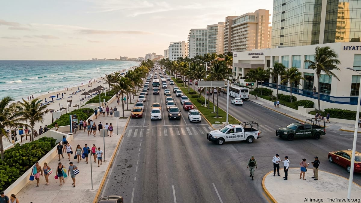 Cancun Boosts Security With 7,000 Officers for Easter 2026