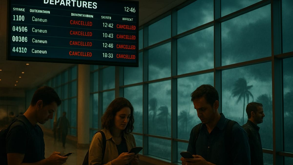 Cancun Travel Warning 2026: Storms Trigger Flight Turmoil