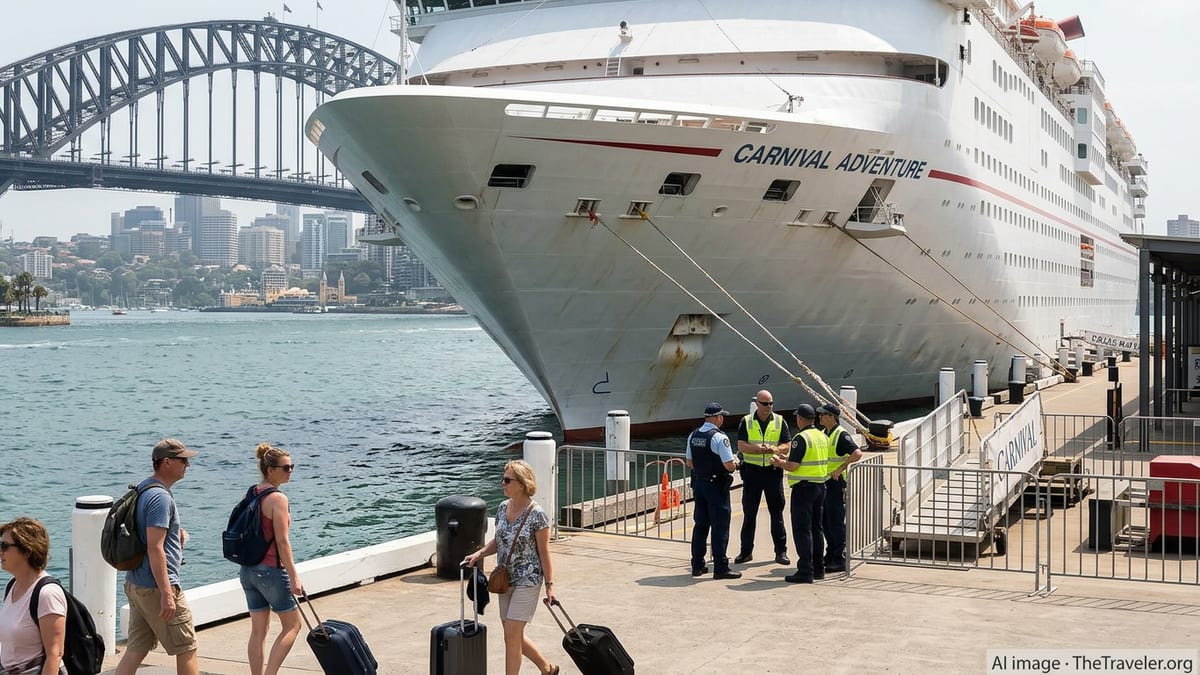 Carnival Adventure Faces Sydney Showdown Over Safety Inspection