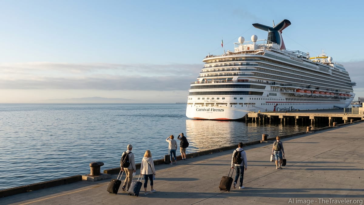 Carnival Firenze Axes 2026 Baja Cruises, Impacting U.S. and Mexico