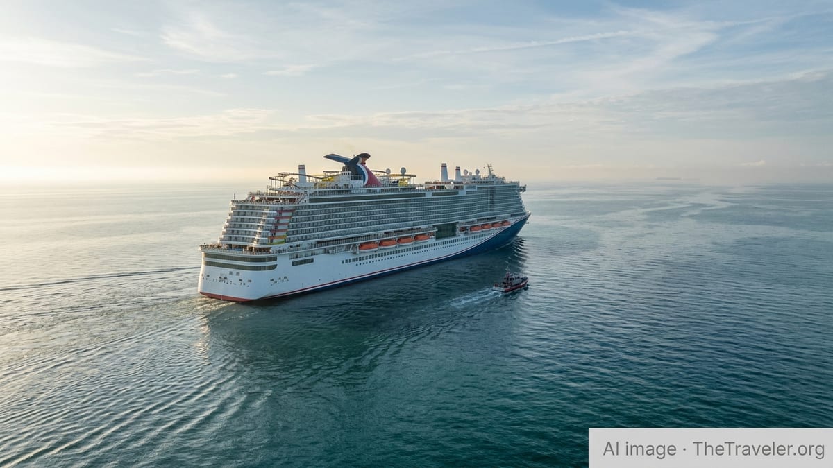 Carnival Jubilee Diverts for Medical Evacuation in Gulf