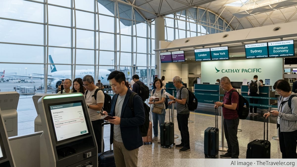 Cathay Pacific to Lift Fuel Surcharges 34% Amid Jet Fuel Shock