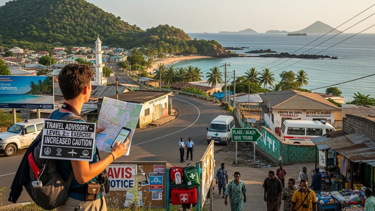 U.S. Issues Level 2 Travel Advisory for Comoros Over Health, Crime, Unrest