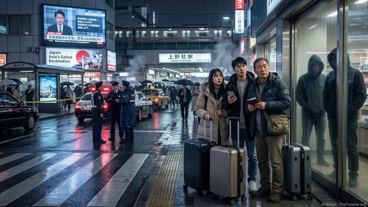 Tokyo Robbery Spurs China Travel Warning, Shaking Japan’s ‘Safest Destination’ Image