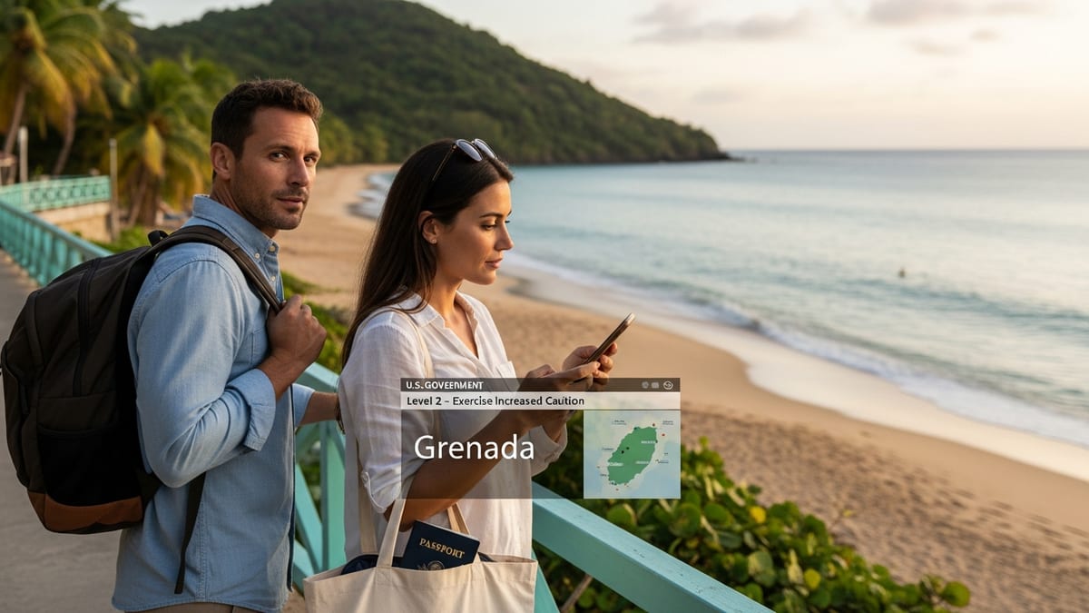 U.S. Raises Grenada Travel Advisory to Level 2 Amid Crime Concerns