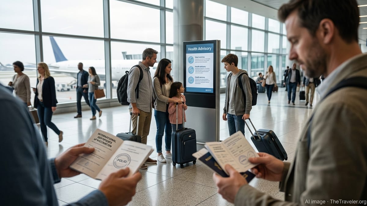 CDC Issues New Global Polio Advisory for Travelers in April 2026