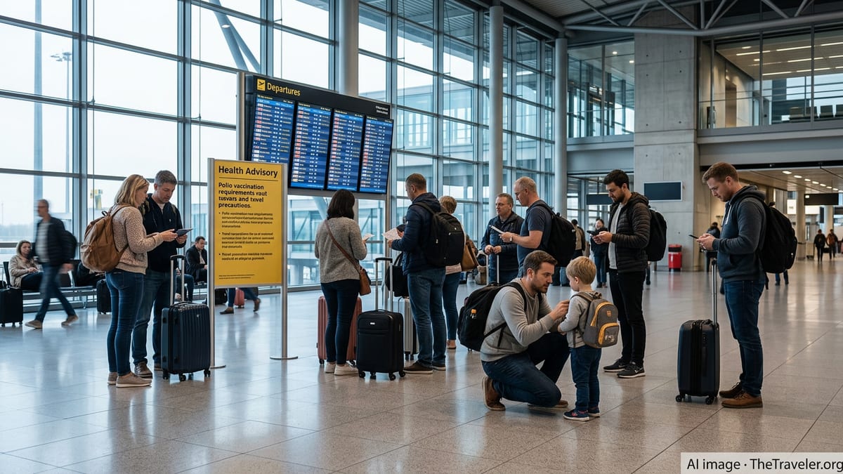 CDC Issues Level 2 Polio Travel Warning for 32 Nations