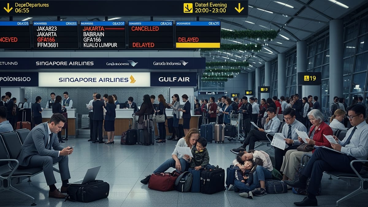 Changi Flight Cancellations Disrupt Southeast Asia–Gulf Links During New Year Peak